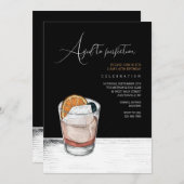 Citrus Cocktail Uitnodiging (Voorkant / Achterkant)