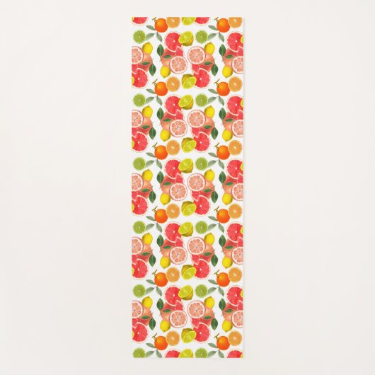 Citrus Colorful Yogamat (Voorkant)