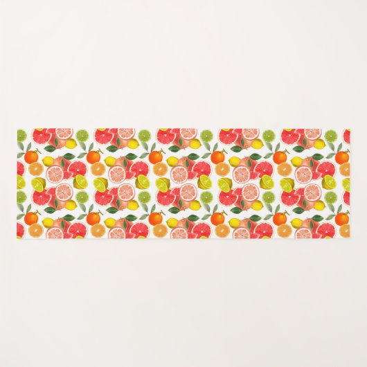 Citrus Colorful Yogamat (Voorkant (horizontaal))