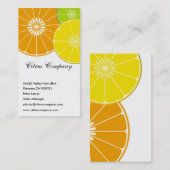 Citrus Company Visitekaartje (Voorkant / Achterkant)