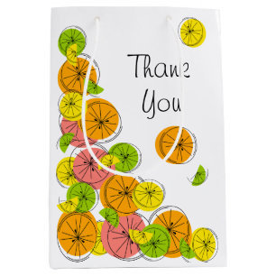 Citrus Corner Merci sac cadeau moyen