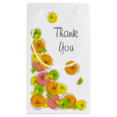 Citrus Corner Merci sac cadeau petit (Dos)