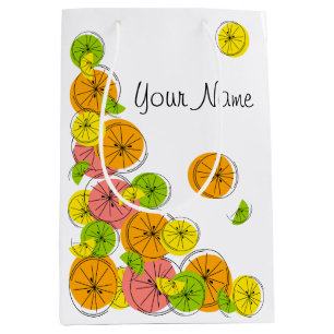 Citrus Corner Nom sac cadeau moyen