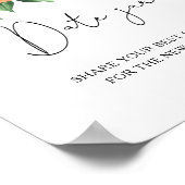 Citrus - date night ideeën. Date pot bruidsspel Poster (Hoek)