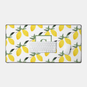 Citrus de citron Monogramme moderne (Clavier et souris)
