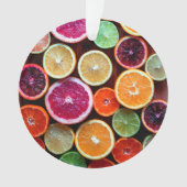 Citrus Dream Lemon Limoen Oranje Fruit Ornament (voorkant)