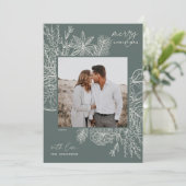 Citrus en specerijen | Kerstfoto Feestdagenkaart (Staand voorkant)