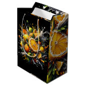 Citrus explosie medium cadeauzakje (Achterkant Gekanteld)