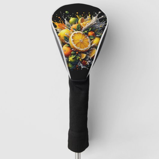 Citrus Explosion Golfheadcover (Voorkant)