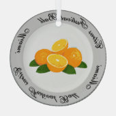Citrus Festival Bord Ornament (Achterkant)