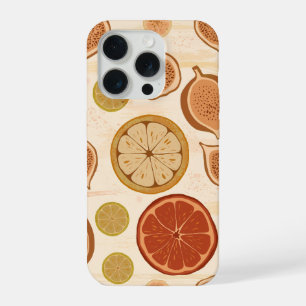 Citrus & Fig Mediterrane Keuken Botanisch iPhone 15 Pro Hoesje