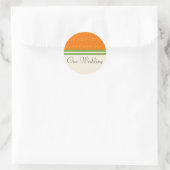 Citrus frais Orange Nos Stickers Mariage (Sac)