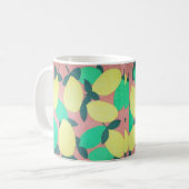 Citrus Fresh Pattern Koffiemok (Voorkant links)