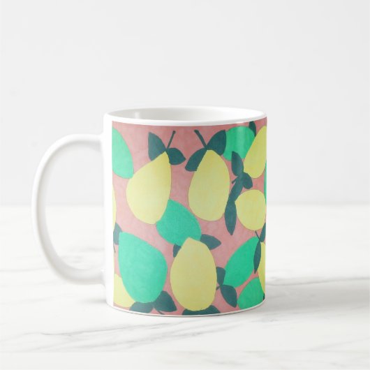Citrus Fresh Pattern Koffiemok (Links)