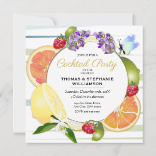 Citrus Fruit Cocktail Kaart