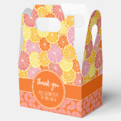 Citrus Fruit - Haar grote Squeeze Douche Bedankdoosjes (Geopend)