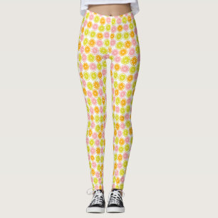 Citrus Fruit Pattern Leggings
