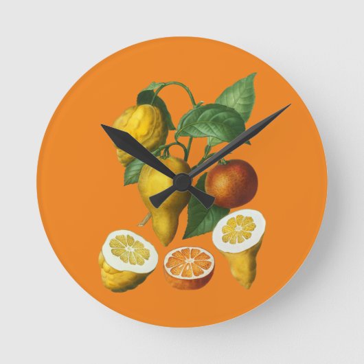 CITRUS FRUIT RONDE KLOK (Voorkant)