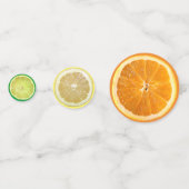 Citrus Fruit Slices Confetti (Voorkanten)