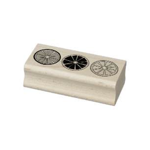 Citrus Fruit Slices Oranje Grapefruit Lemon Limoen Rubberstempel