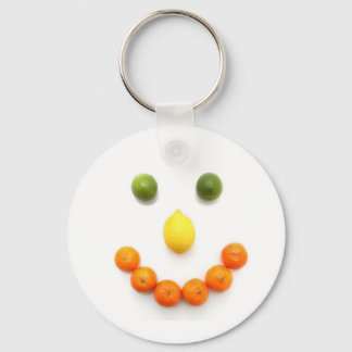 Citrus Fruit Smile Sleutelhanger