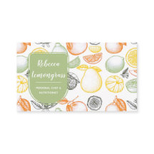 Citrus Fruits Chef Visitekaartje