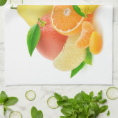 Citrus Fruits Theedoek (Gevouwen)