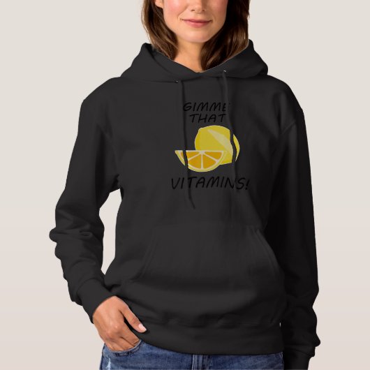 Citrus Fruits Vitamins Lemonade Fruits Hoodie (Voorkant)