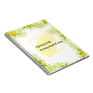 Citrus-Geïnspireerde Motivatie  Notitieboek