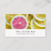 Citrus Grapefruitsap Visitekaartje (Voorkant)