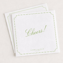 Citrus Green Wedding Napkins Cheers Servet