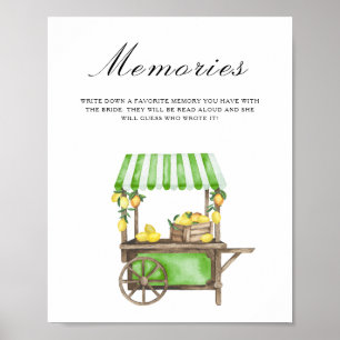 Citrus - herinneringen met de bruid poster