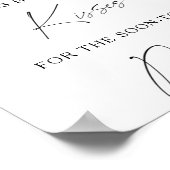 Citrus - Hoeveel kusjes bruidsmeisjesfeest spel Poster (Hoek)