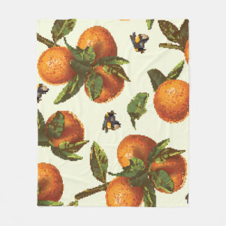 Citrus & hommel: naadloos fleece deken