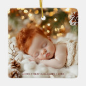 Citrus Hygge Christmas Keramisch Ornament (Voorkant)