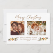 Citrus Hygge Écriture de Noël Appartement Carte de (Devant)