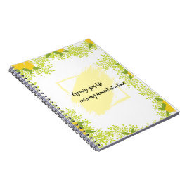 Citrus-Inspired Motivational Notitieboek