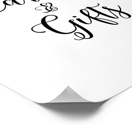 Citrus-Kaarten en cadeautjes-partij Poster (Hoek)