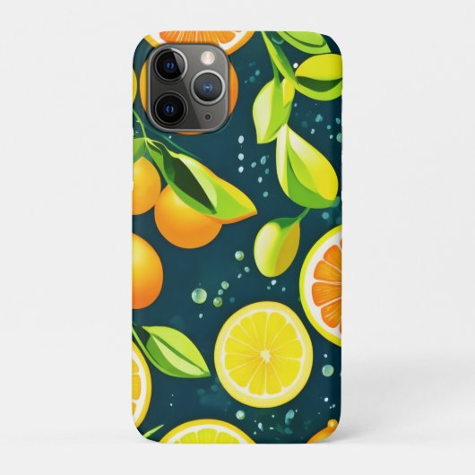 Citrus Kaleidoscoop: een levendige medley Case-Mate iPhone Case (Achterkant)