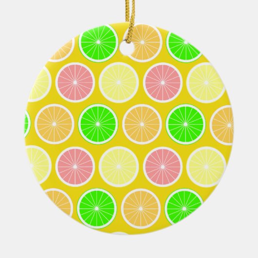 Citrus Keramisch Ornament (Voorkant)