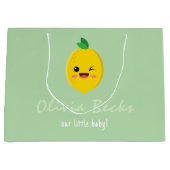 Citrus Lemon Baby shower Groot Cadeauzakje