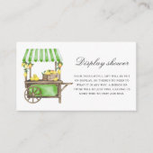 Citrus lemon - Display shower  Informatiekaartje (Voorkant)