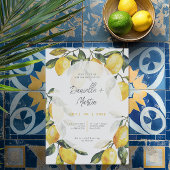 Citrus Lemon Italie Faire-part de mariage