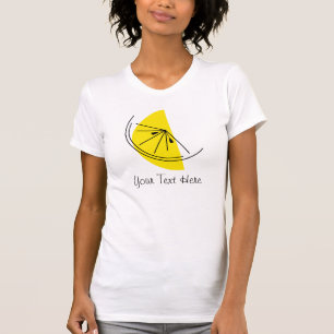 Citrus Lemon "Jouw tekst" Dames T-shirt