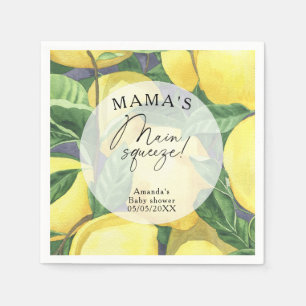 Citrus Lemon - Mama's belangrijkste squeeze baby s Servet