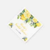 Citrus Lemon Mediterranean Vrijgezellenfeest Servet (Hoek)