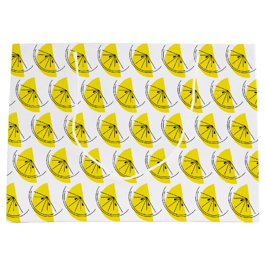 Citrus Lemon Multi-gift grote tas Groot Cadeauzakje (Voorkant)