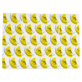 Citrus Lemon Multi-gift grote tas Groot Cadeauzakje (Achterkant)