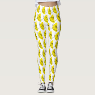 Citrus Lemon Multi-leggings Leggings