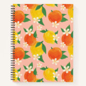 Citrus Lemon Orange Large Notebook Notitieboek (Voorkant)